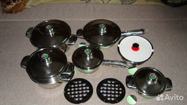 Набор кастрюль (новый)