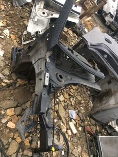 Hyundai solaris 2 лонжерон правый черный