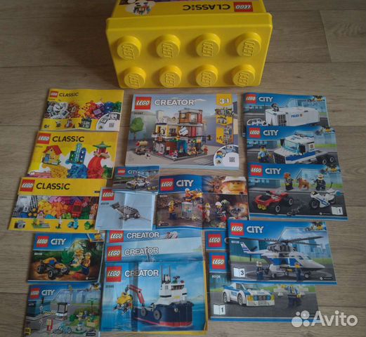 Lego 11 наборов + коробка