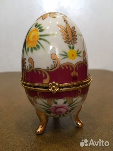 Яйцо-шкатулка сувенирное