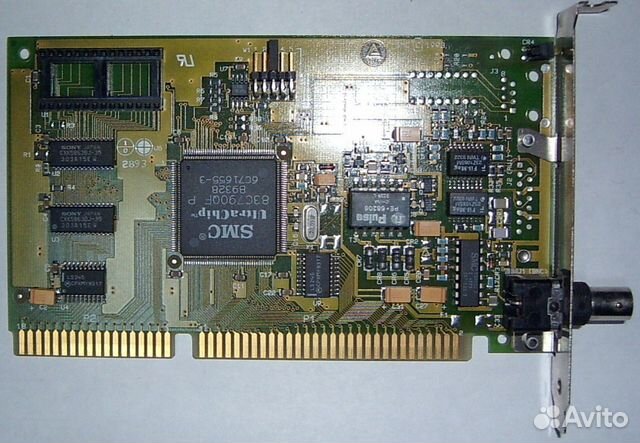 Сетевые карты Ethernet 10 Мбит/с 16 bit ISA