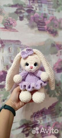 Игрушка плюшевая Зайка