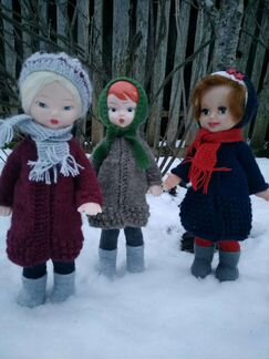 Вязанная одежда для кукол