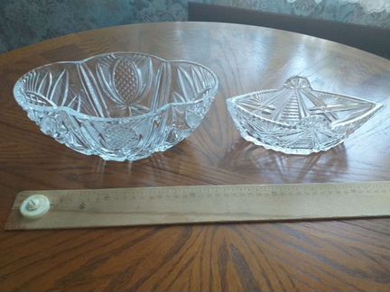 Хрусталь, салатницы, вазы