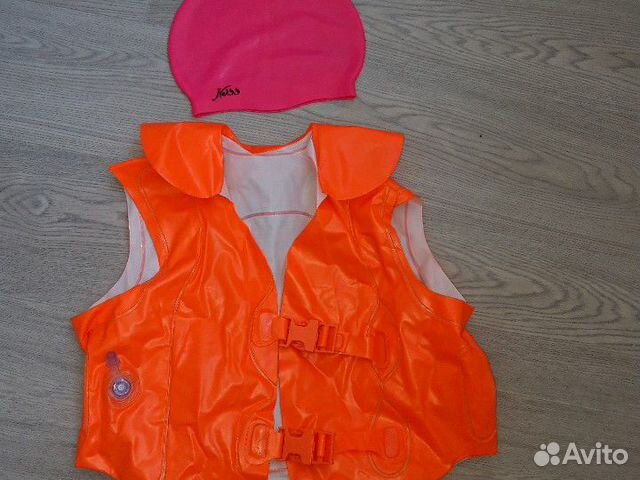 Спасательный жилет intex+шапочка joss