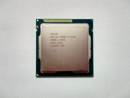 Процессор Intel Core i7 2600 (Xeon 1270), LGA 1155