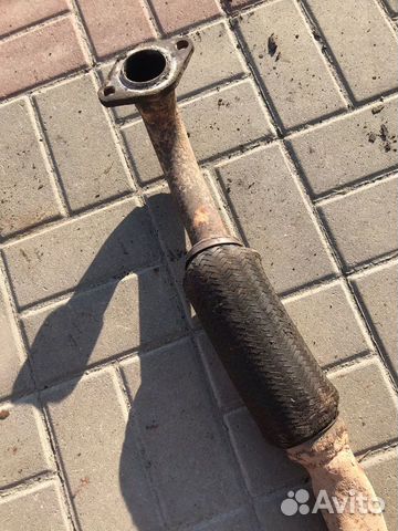 Выхлопная труба на mitsubishi lancer9