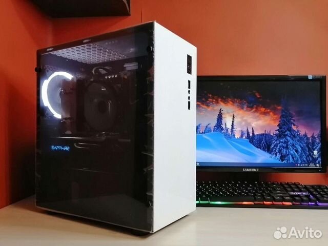 Игровой белый пк Core i7 / RX580 8GB купить в Краснодаре | Бытовая ...