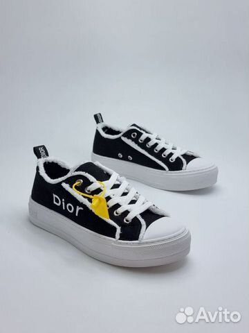 Кеды джинсовые Dior