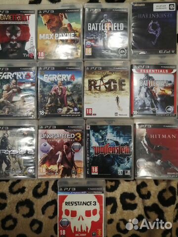 Диски на PlayStation 3