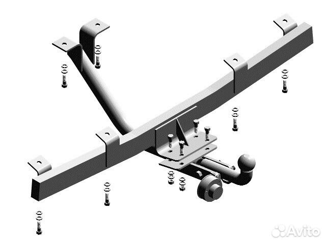 Фаркоп на а/м Chevrolet Нива фирмы Bosal