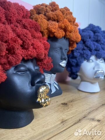 Гипсовые фигурки стабилизированный мох