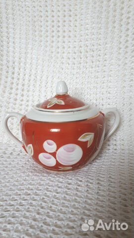 Сахарница Вербилки из сервиза 