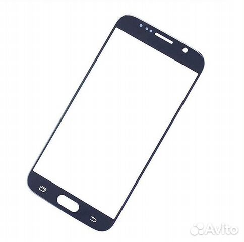Стекло дисплея Samsung Galaxy S6 (G920F) синий
