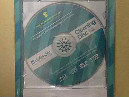 Чистящий cd диск для линз новый в упаковке