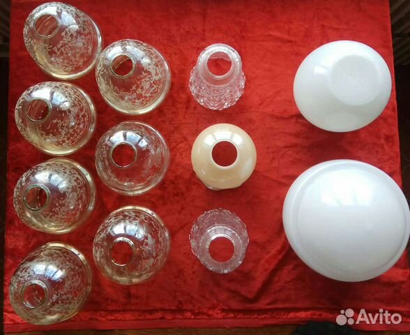 Плафон люстра бра светильник стекло хрусталь СССР