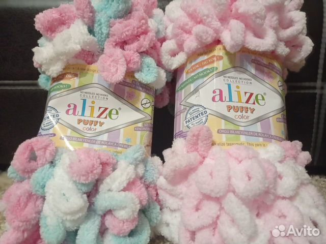 Пряжа Ализе пуффи колор