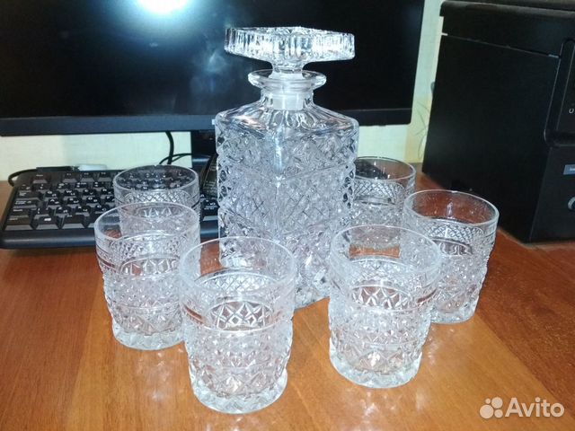 Набор для виски. Хрусталь Bohemia