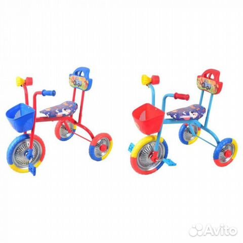 Велосипед 3кол. Синий трактор