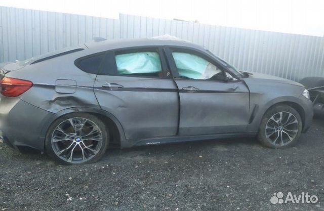 BMW X6 3.0 AT, 2016, битый, 55 000 км