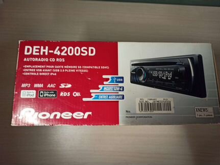 Магнитола Pioneer DEH-4200SD