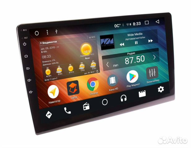 Магнитола Android 9 и 10