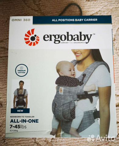 Эрго рюкзак-кенгуру Ergobaby 360