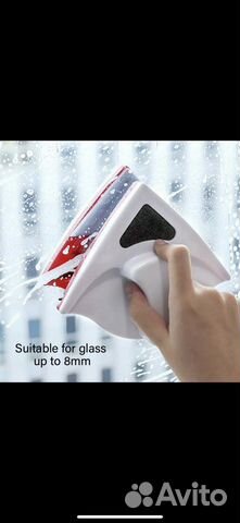 Магнитная щетка для мойки окон