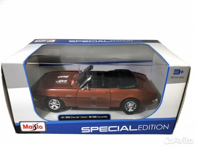 Новый Chevrolet Camaro SS 1968 (1/24) кабриолет