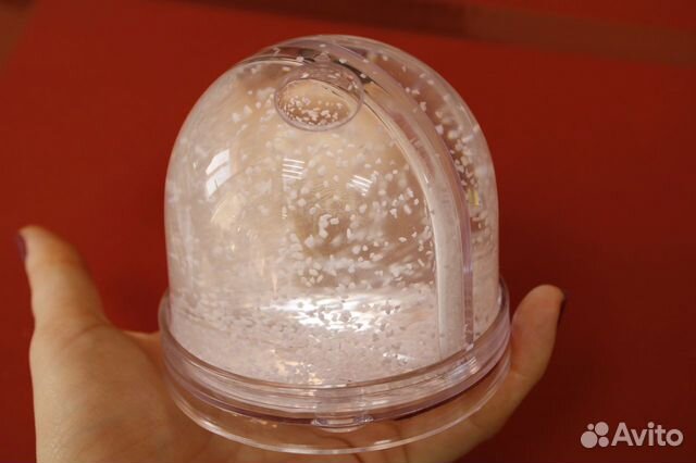 Сфера водяная с хлопьями декоративная для фото