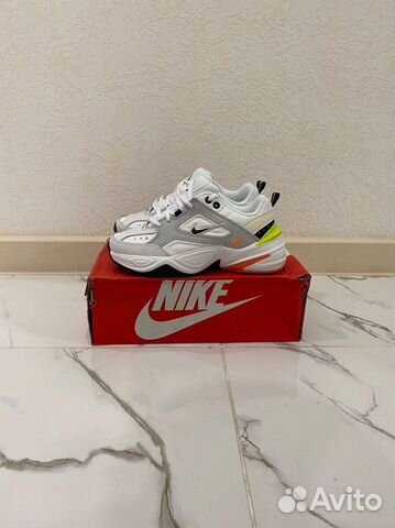 Кроссовки Nike M2k Tekno серые белые женские