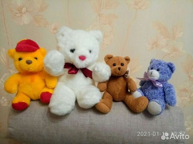 Мишки мягкие игрушки