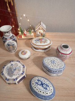 Ваза, шкатулки СССР винтаж