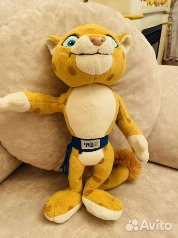 Олимпийский гепард сочи 2014 мягкий