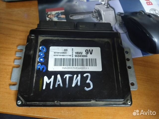 Эбу двигателя матиз