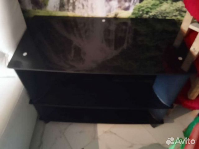 Стеклянная тумба