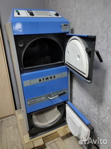 Котел отопления пиролизный Atmos C 20 S (C 25 ST)