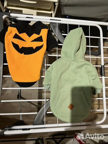 Одежда, рулетка-поводок и шлейка для собак