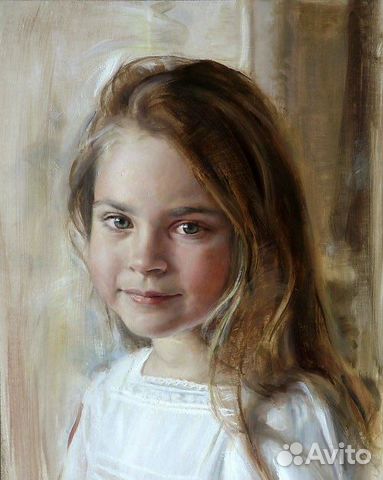 Портрет маслом картины на заказ по фотографии