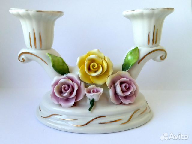 Подсвечник Фарфор 1930ых Knabe & Co