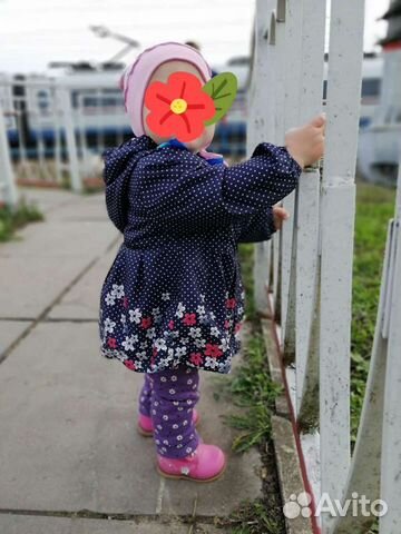 Куртка-плащ рост 80 см