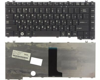 Клавиатура Toshiba A200 A300 L450 M300 черная