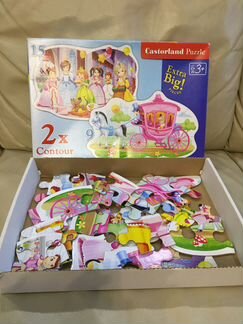 Пазлы, крупные детали, 2 в 1, для самых маленьки