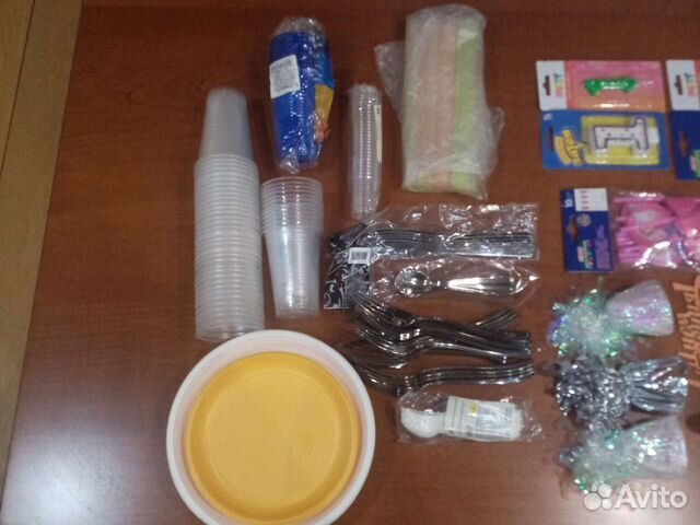 Одноразовая посуда товары для праздника