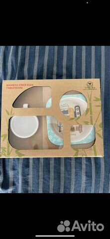 Новая детская бамбуковая посуда