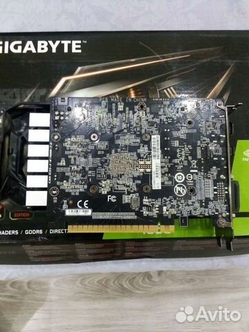 Видеокарта gtx 1650 4gb