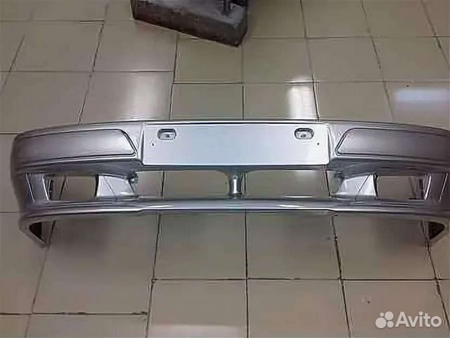 Бампер передний ваз спорт 2113 2114 2115 серебрист