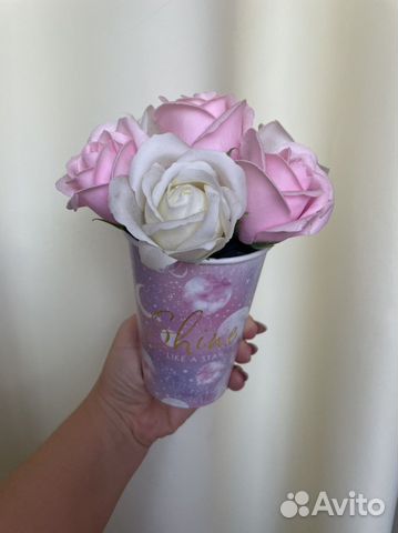 Букет цветов из мыла