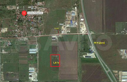 Участок 1,8 га (ИЖС)