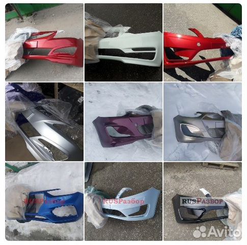 Бампер на Хендай Солярис